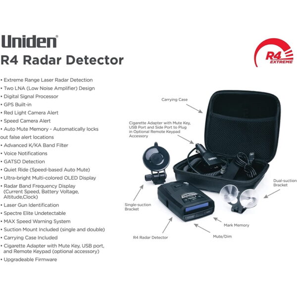 R4 Extreme Long Range Radar/Laser Detector - Image 2